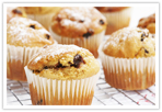 Sour cherry and yoghurt muffins