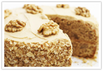 Coffee walnut cake